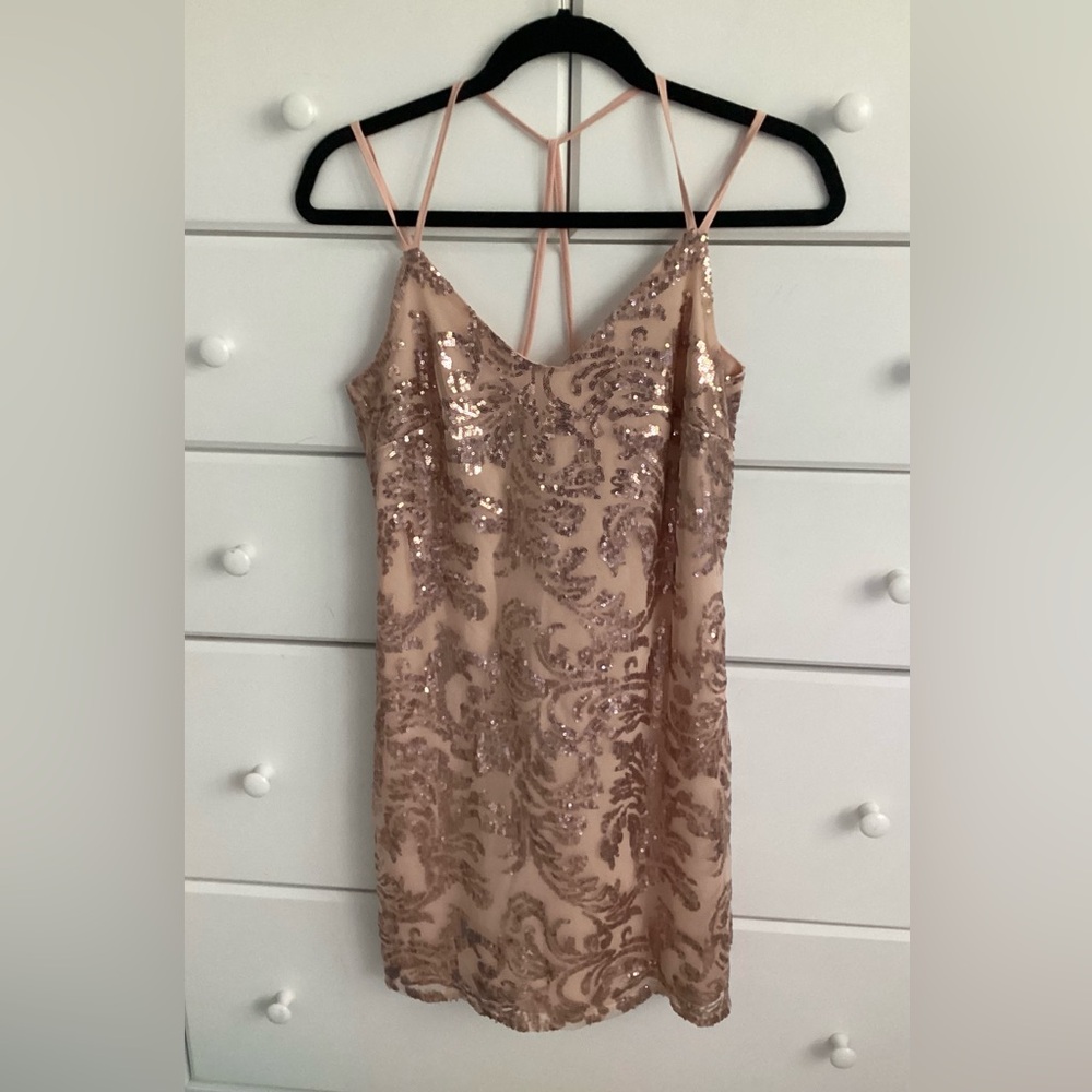 Xhilaration Sequin Embellished Dress